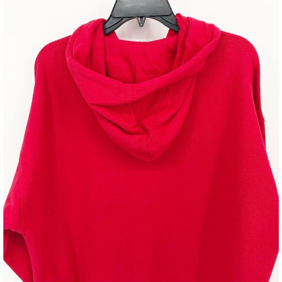 TOMMY HILFIGER SPORT Women's Logo Hoodie XL Red Sweatshirt Pullover NWT - Picture 8 of 12